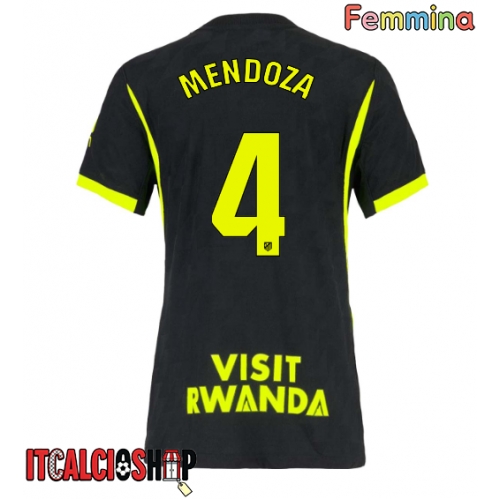 Atletico Madrid Rodrigo Mendoza #4 Seconda Maglia Femmina 2026-27 Manica Corta